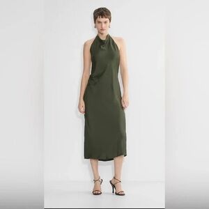 Artizia Audience Satin Halter Dress